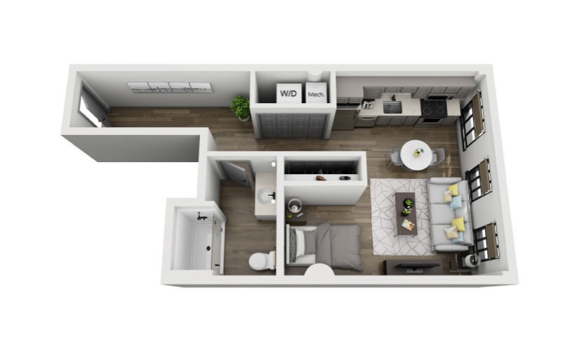 Available studio, one & two bedroom apartments in Milwaukee, WI